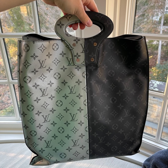 Louis Vuitton Tote SPLIT in Monogram Eclipse (RARE) - Picture 7 of 10